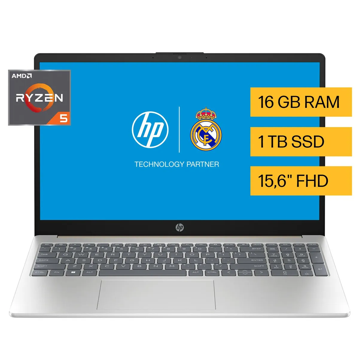 HP - Laptop HP 15-fc0258la AMD Ryzen 5-7520U 16GB RAM 1TB SSD W11