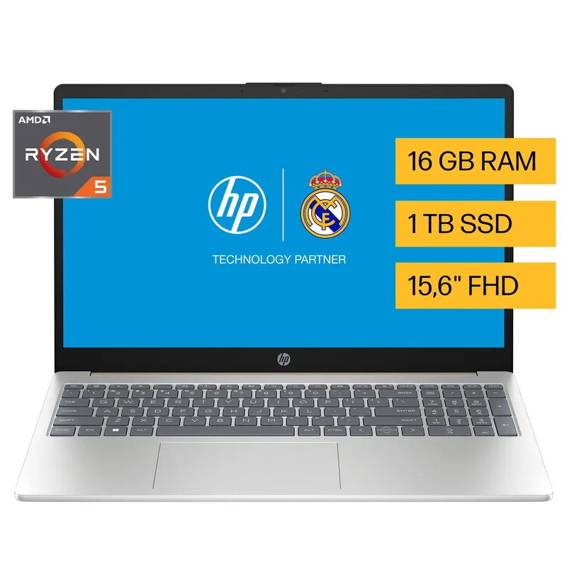 HP - Laptop HP 15-fc0258la AMD Ryzen 5-7520U 16GB RAM 1TB SSD W11