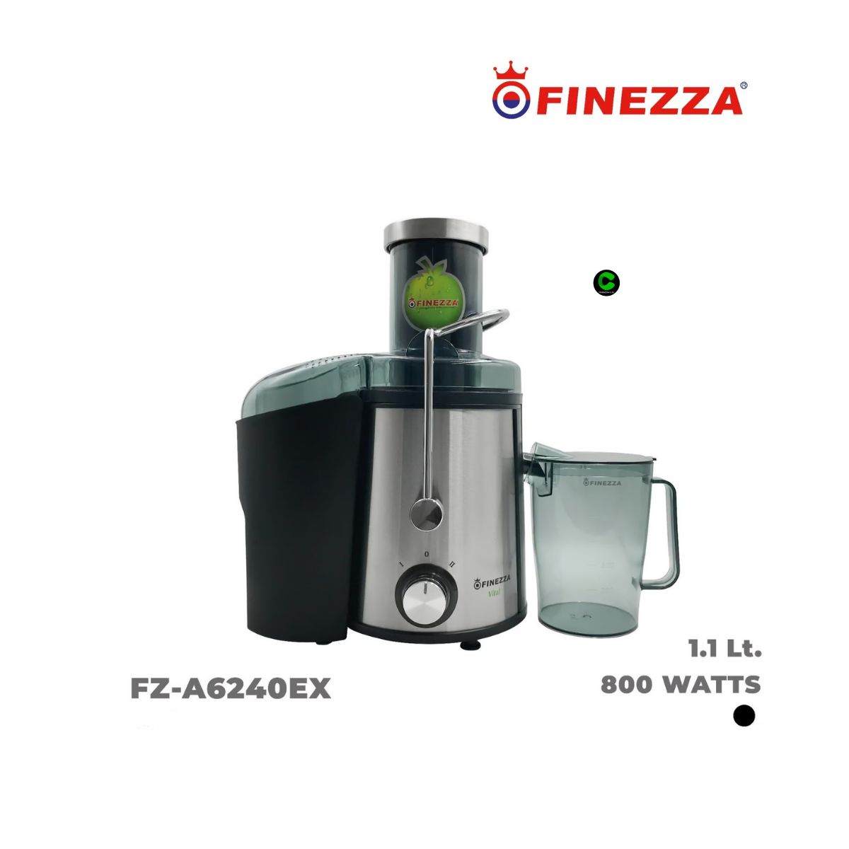 FINEZZA - Extractor de jugos FINEZZA de 2 Velocidades FZ-A6240EX