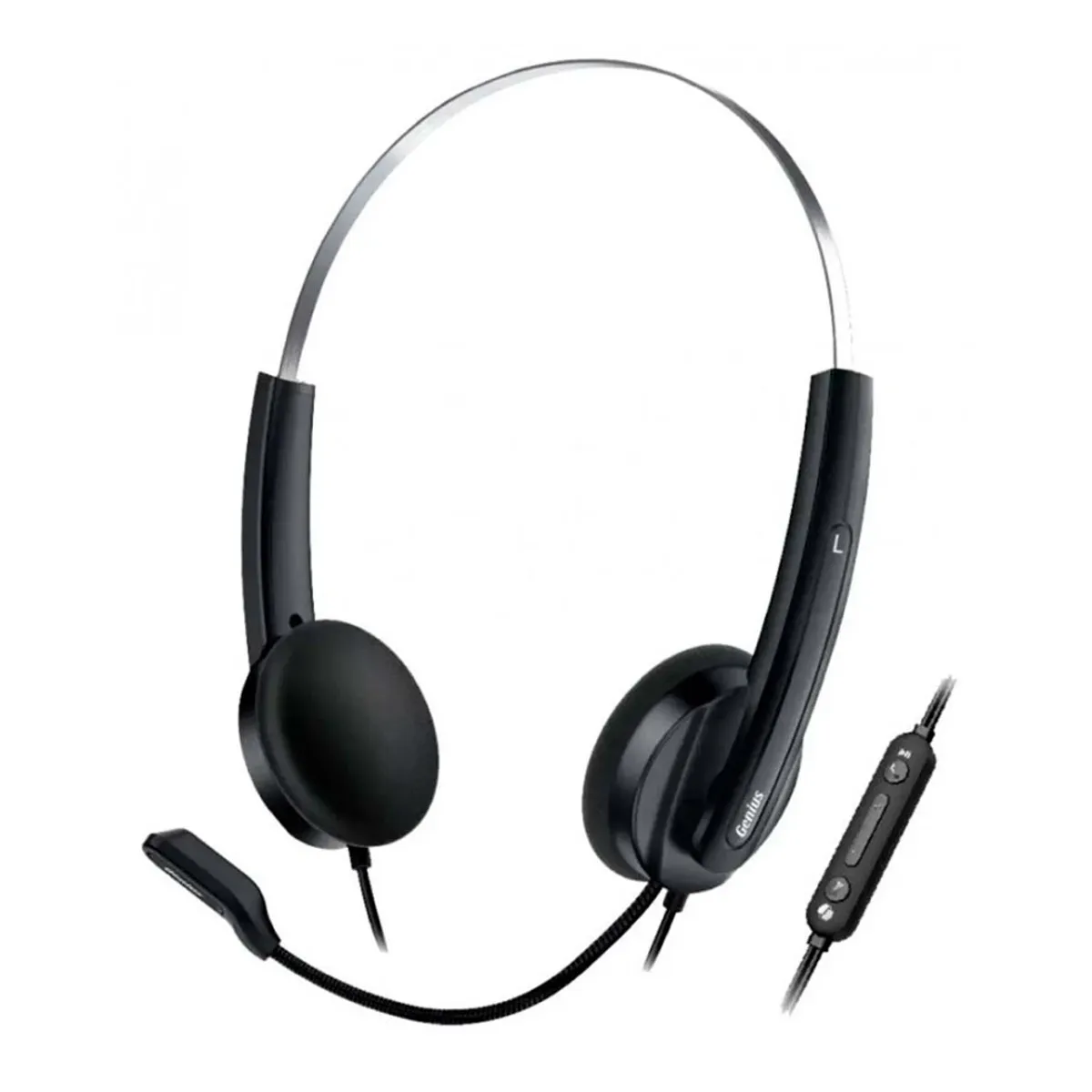 GENIUS - AUDIFONO CMICROF GENIUS HS-220U USB-C BOTON COPILOT BLACK 31710032401