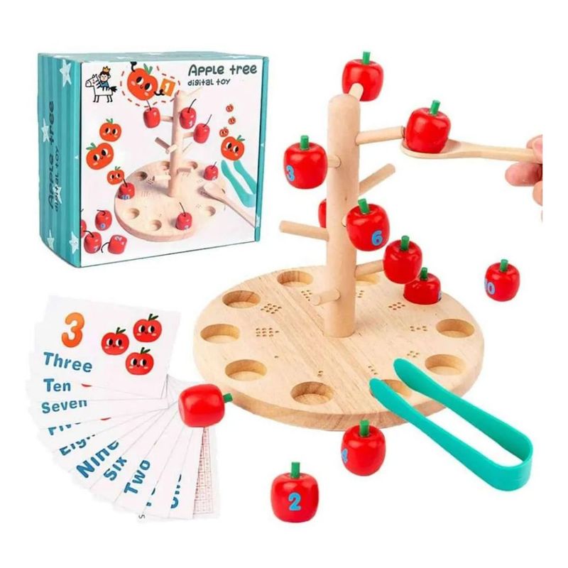 GENERICO - Juego Didactico Arbol De Manzana