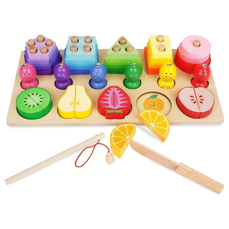 GENERICO - Set Encaje y Atrapar Frutas