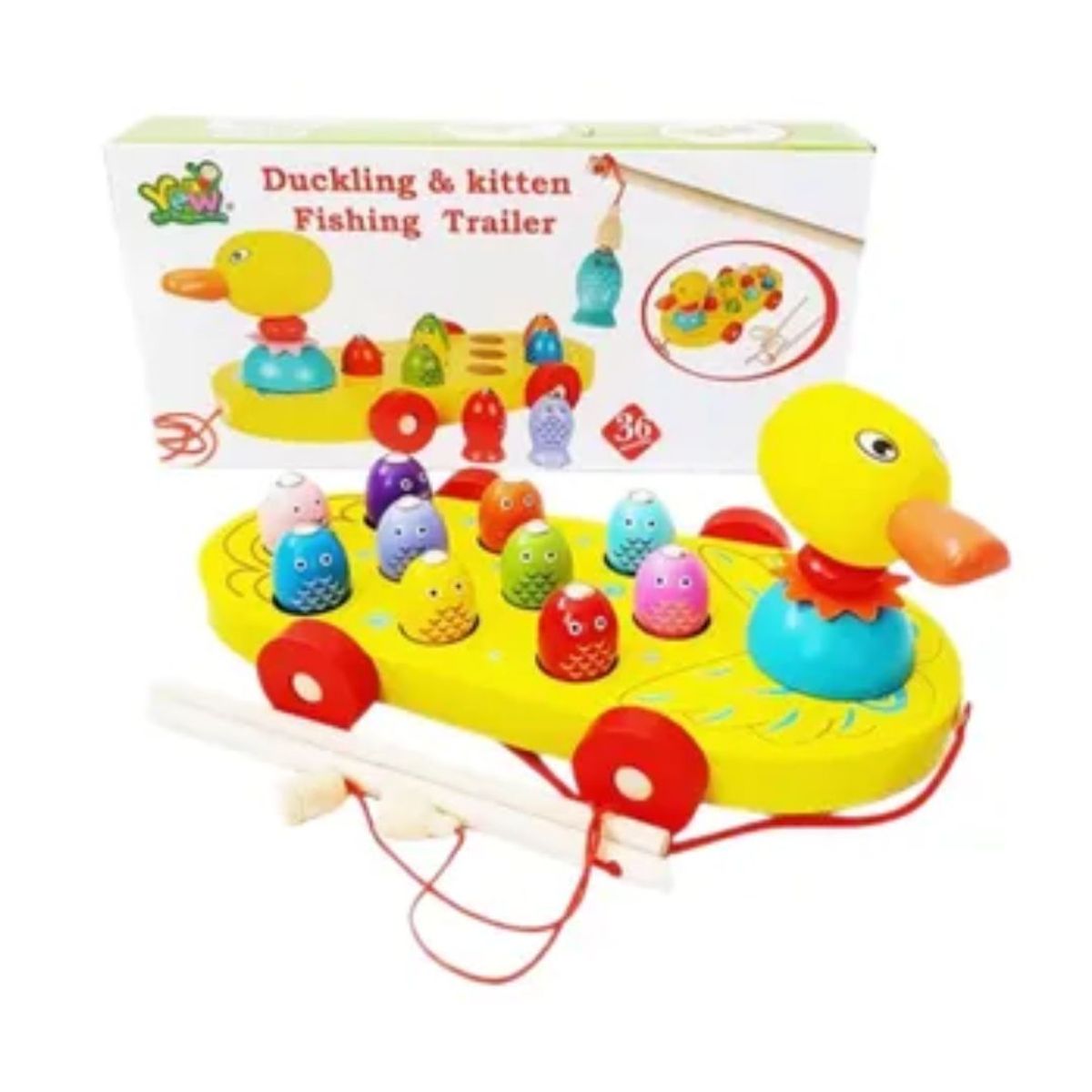 GENERICO - Pato Didactico Con Pesca