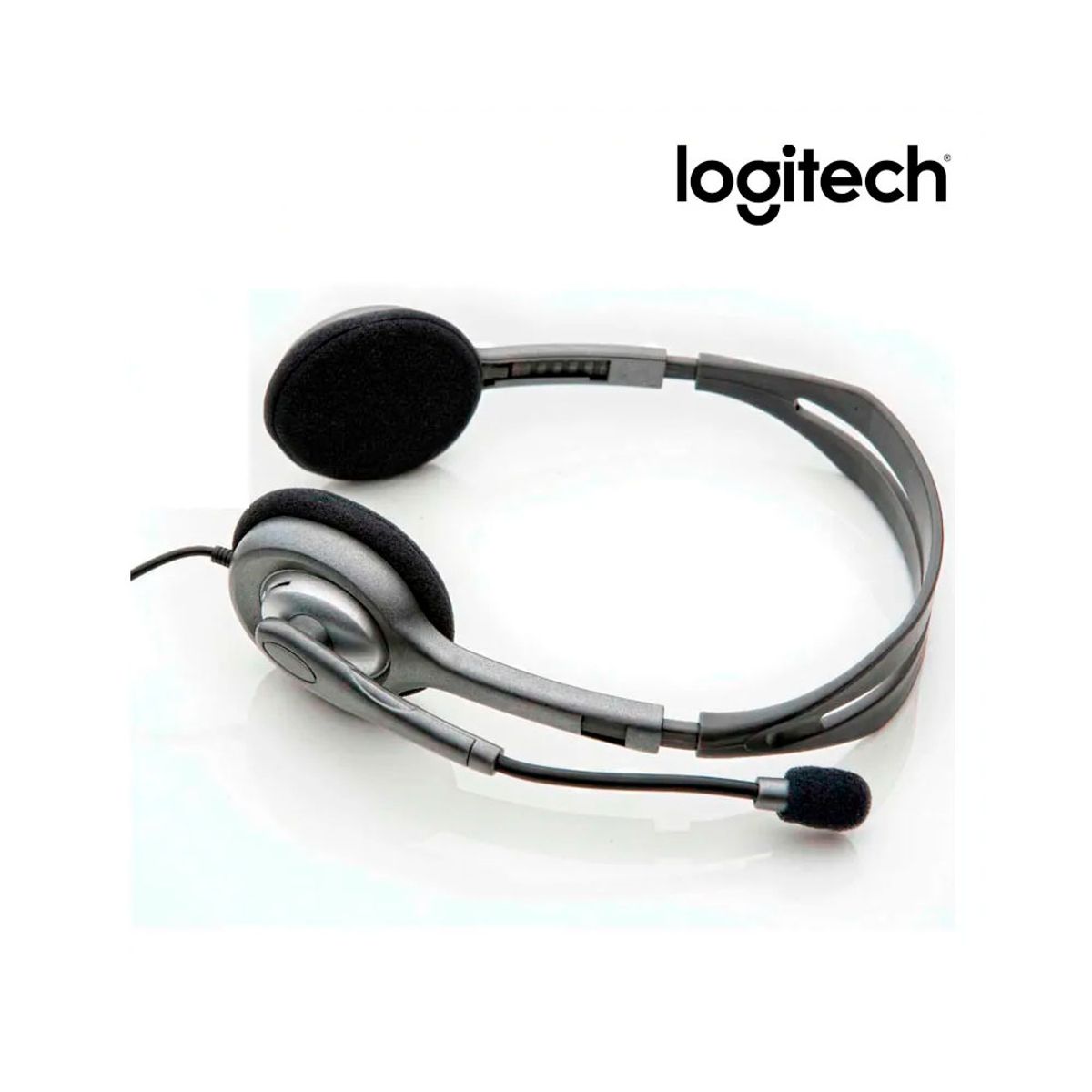 LOGITECH - AUDIFONO CMICROF LOGITECH H111 SILVER 981-000612
