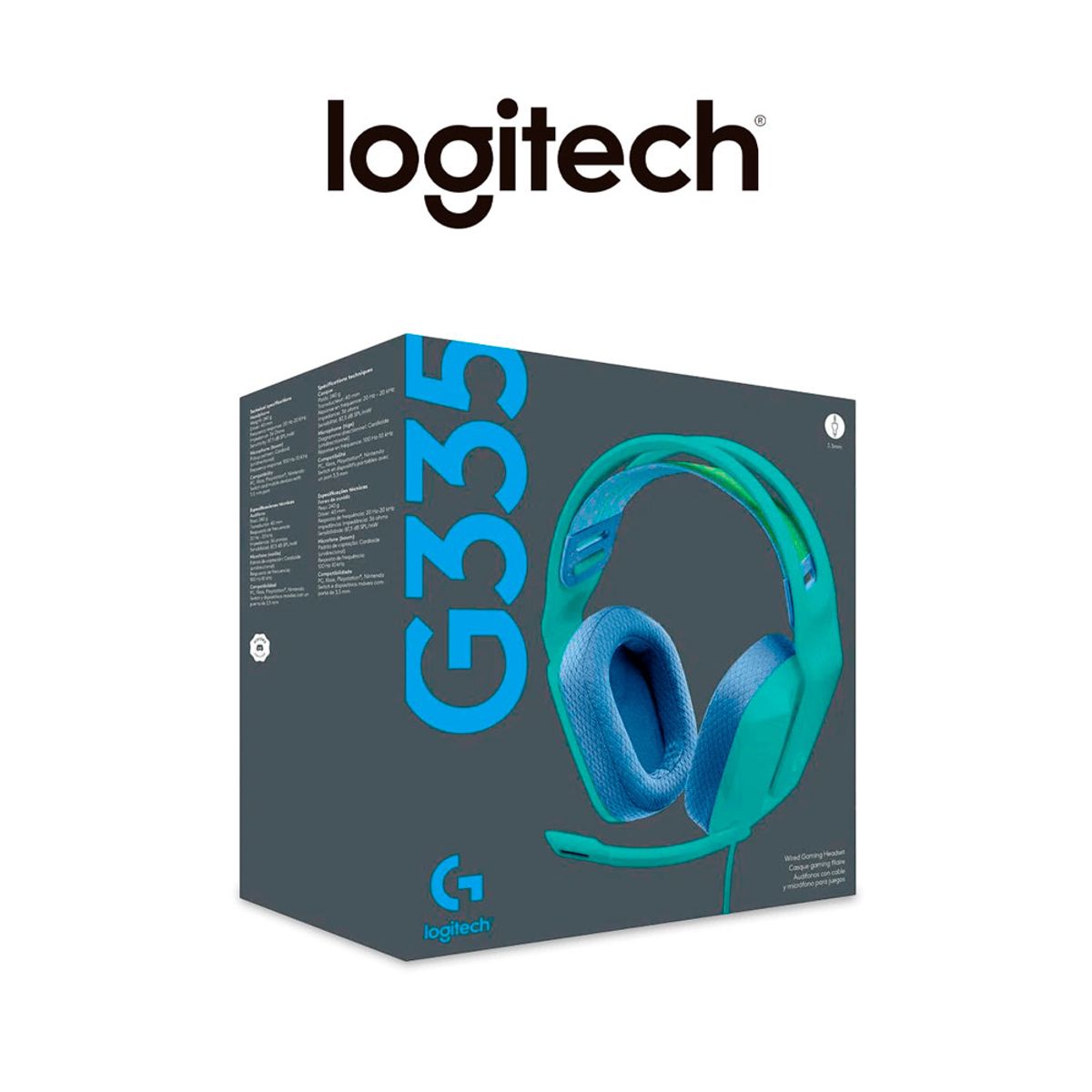 LOGITECH - AUDIFONO CMICROF LOGITECH G335 MINT 981-001023-P