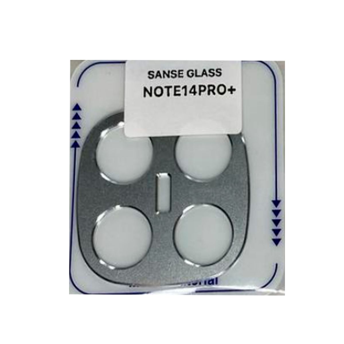 GENERICO - Protector Metálico de Cámara Compatible con Redmi Note 14 Pro+ Plus - Plata