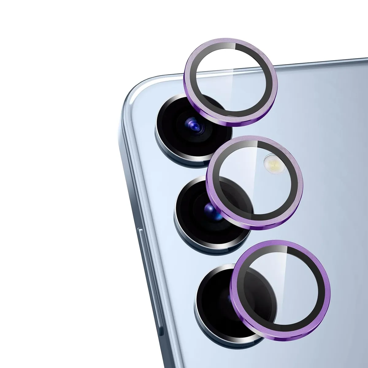 GENERICO - Protector de Lente Glass Individual Compatible con Galaxy A36 Lila