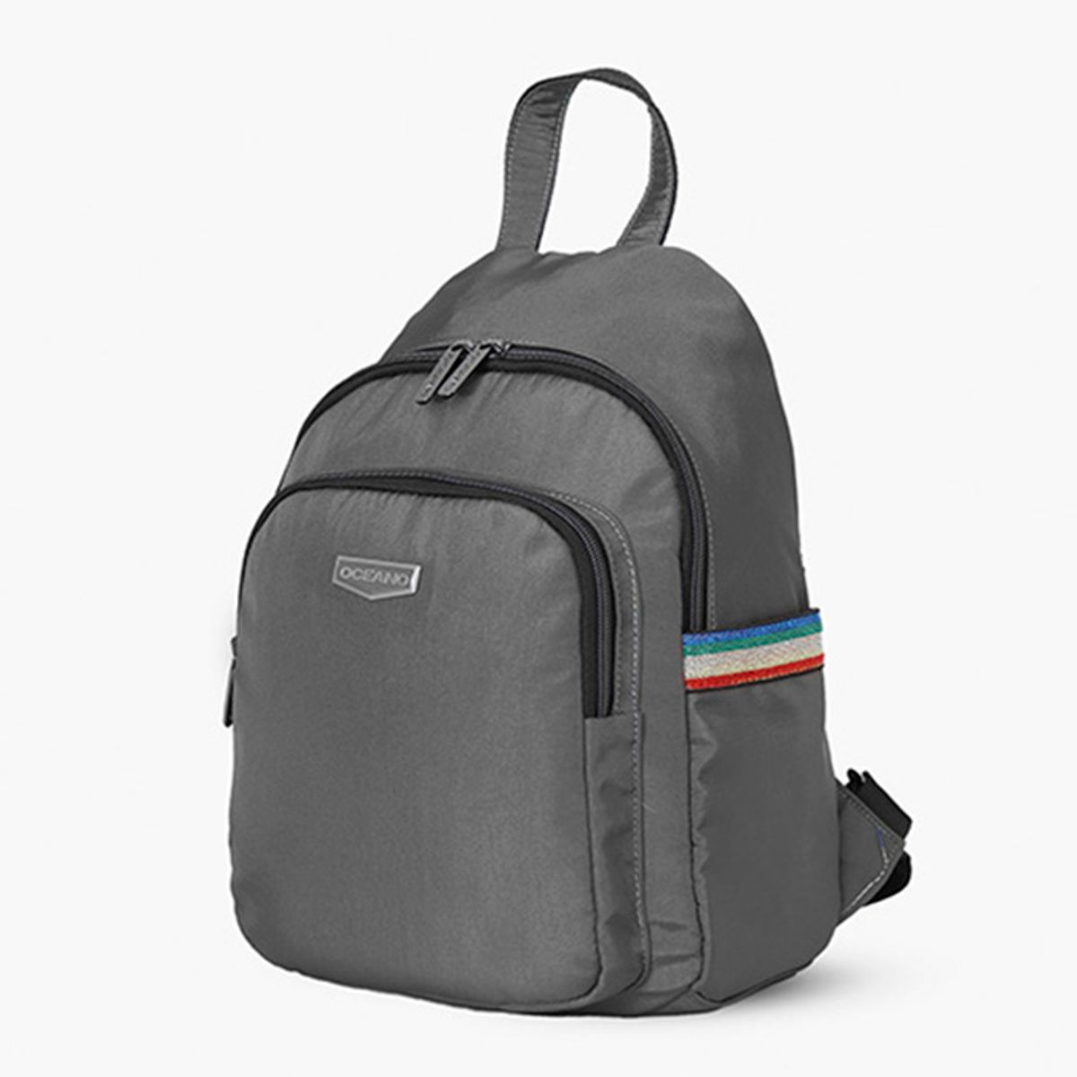 OCEANO - Mochila Oceano Bianca Plomo