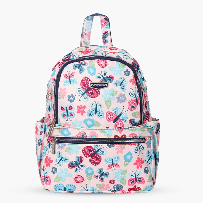 OCEANO - Mochila Oceano Thida Rosa Mariposa