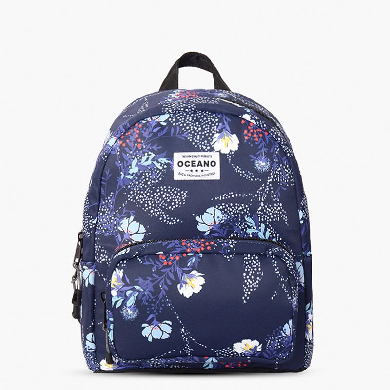 OCEANO - Mochila Oceano Lanis Azul Flores