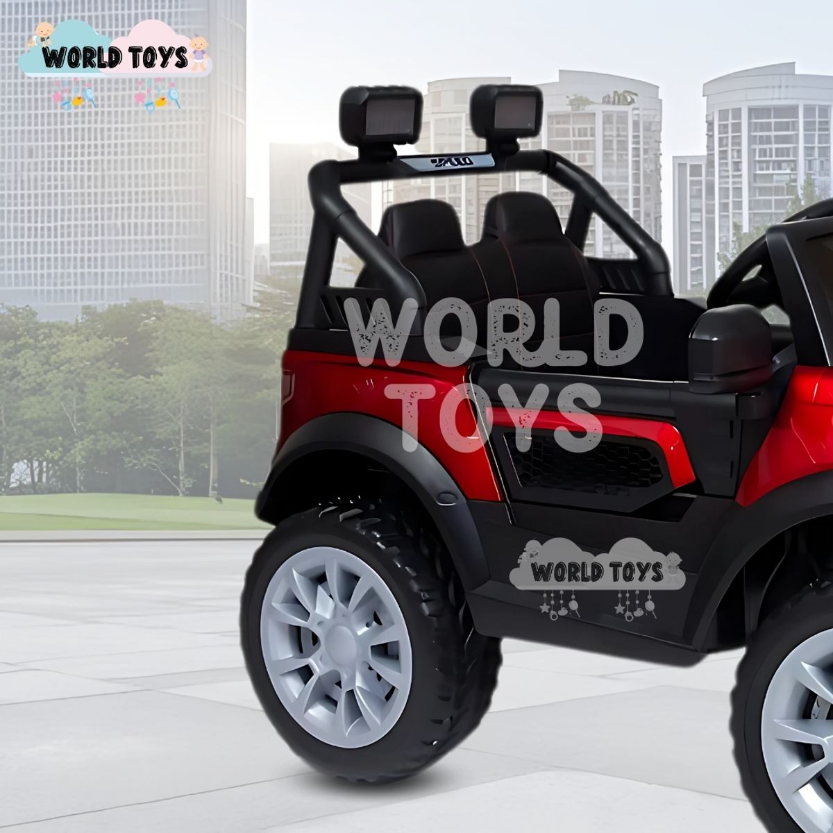 CONFORT - Carro a Batería para niños «SPEED» Todo Terreno Red