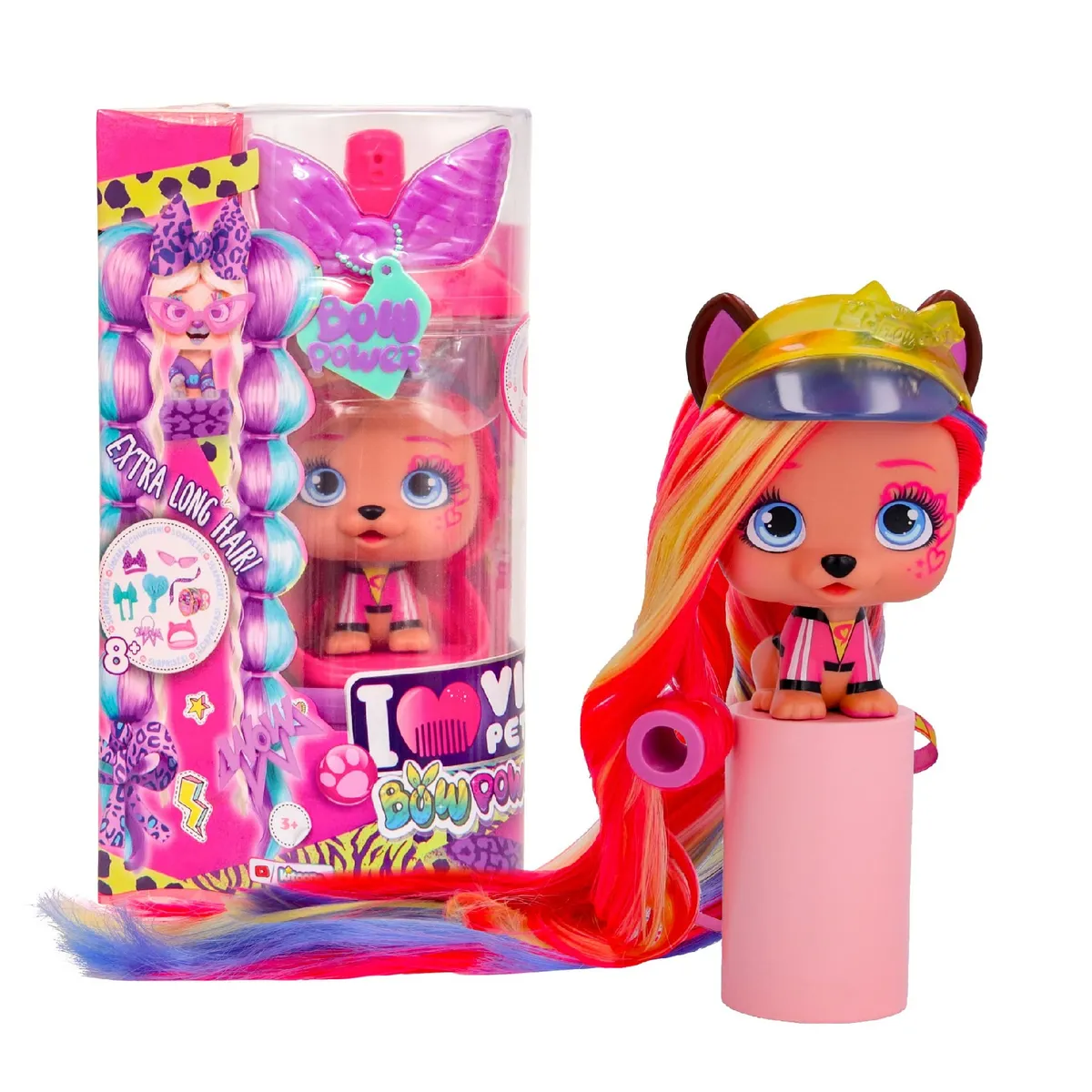 VIP PETS - Juguete Muñeca Vip Pets S6 Bow Power Mascotas