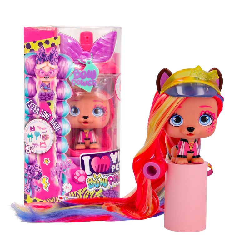 VIP PETS - Juguete Muñeca Vip Pets S6 Bow Power Mascotas