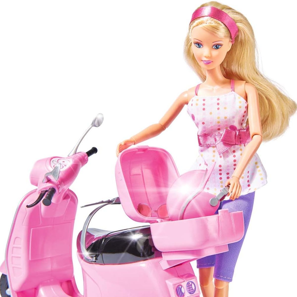 STEFFI LOVE - Juguete Muñeca Steffi Love Con Moto Y Casco