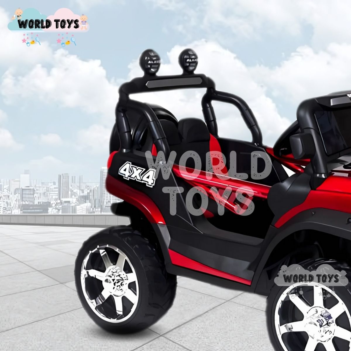 TOYOTA - Carro a Bateria para Niños «ALTOYIN» Red