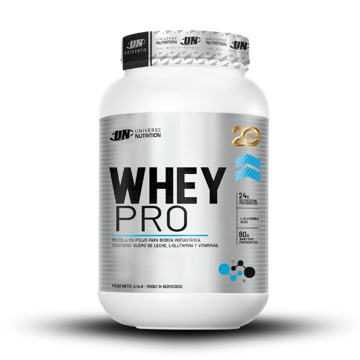 UNIVERSE NUTRITION - Whey Pro 1.1 kg Vainilla+Creatina Yava Labs 300Gr+2 Diabolus