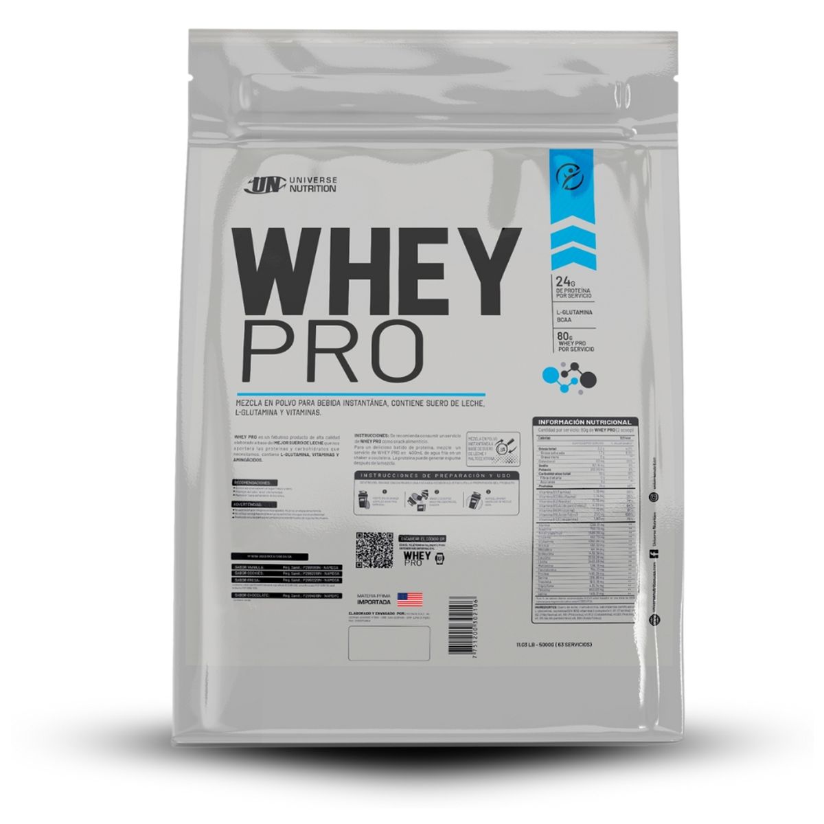 UNIVERSE NUTRITION - Whey Pro 5 kg Chocolate+Creatina Yava Labs 300Gr+2 Diabolus