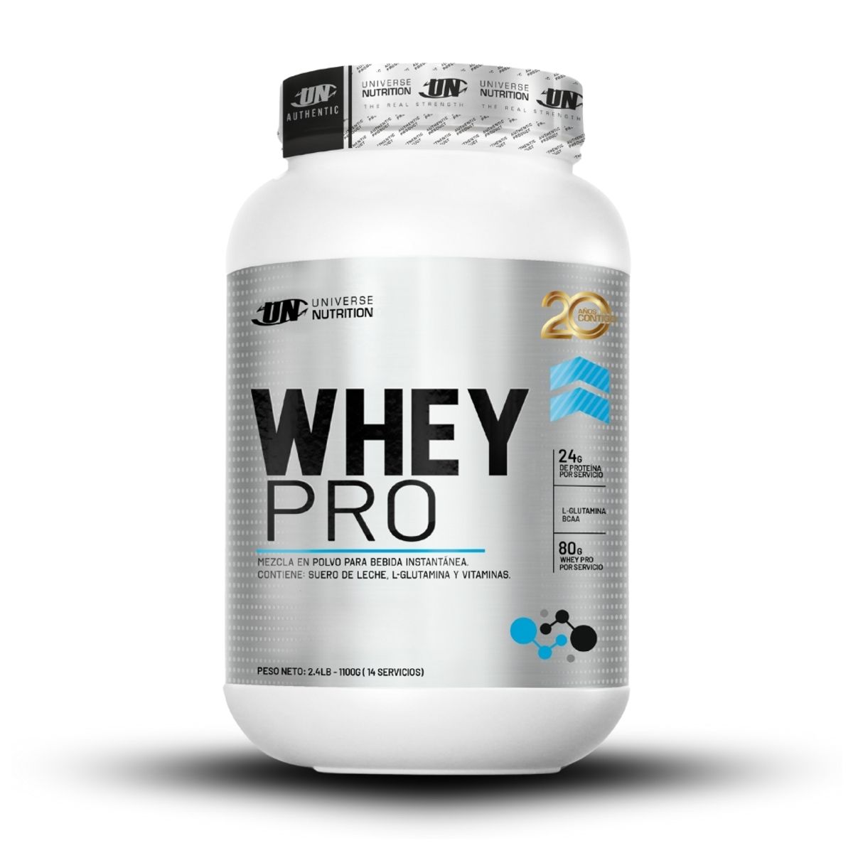 UNIVERSE NUTRITION - Whey Pro 1.1 kg Vainilla+Creatina Dorian Yates 300Gr+Shaker