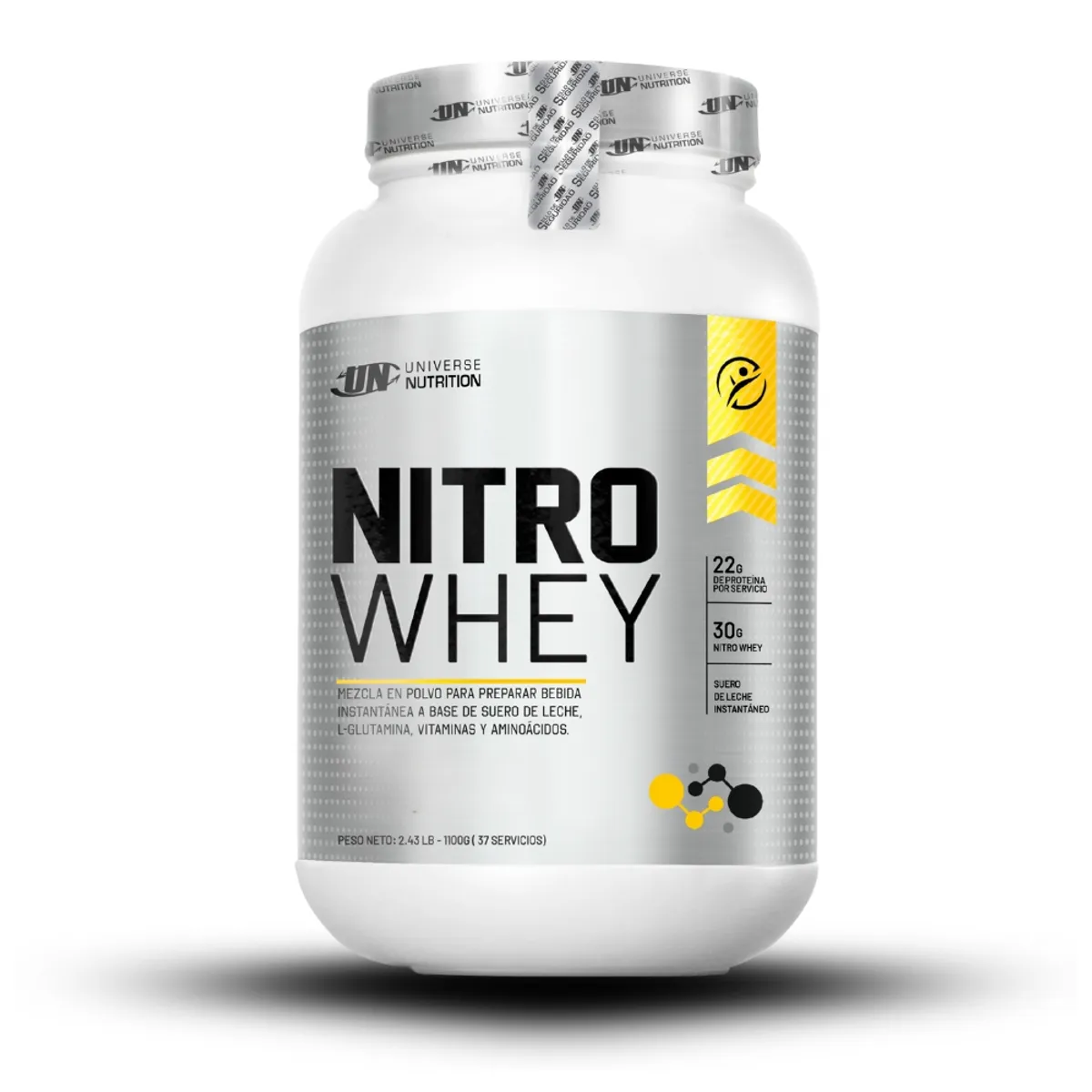 UNIVERSE NUTRITION - Nitro Whey de 1.1 kg Vainilla+Creatina Dorian Yates 300Gr+2 Diabolus