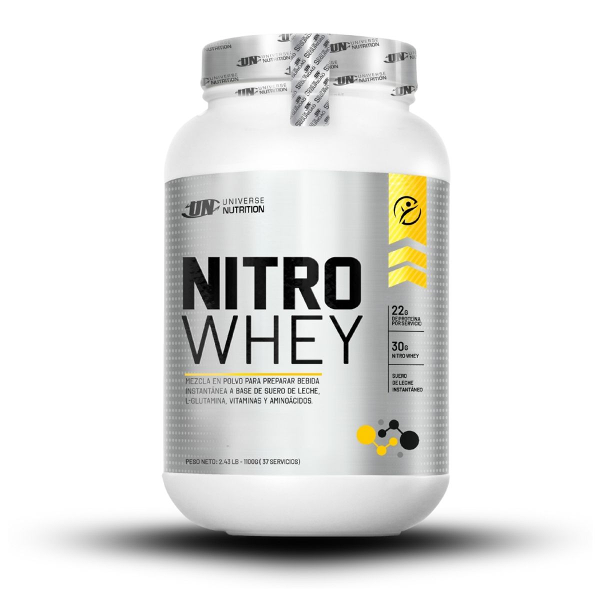 UNIVERSE NUTRITION - Nitro Whey de 1.1 kg Cookies+Creatina Dorian Yates 300Gr+2 Diabolus
