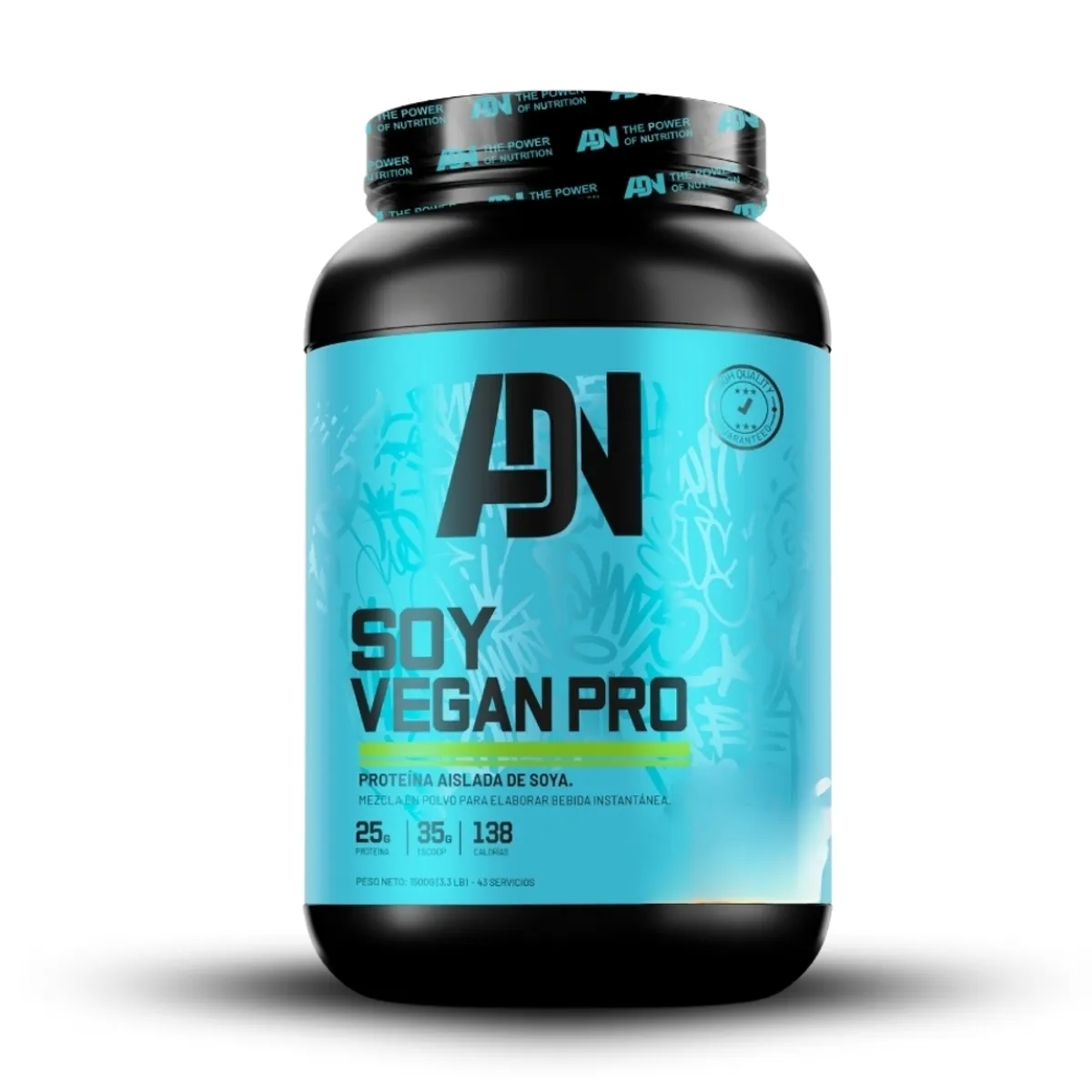 ADN - Soy Vegan 1.5 kg Chocolate+Creatina Level Pro 500Gr+2 Diabolus