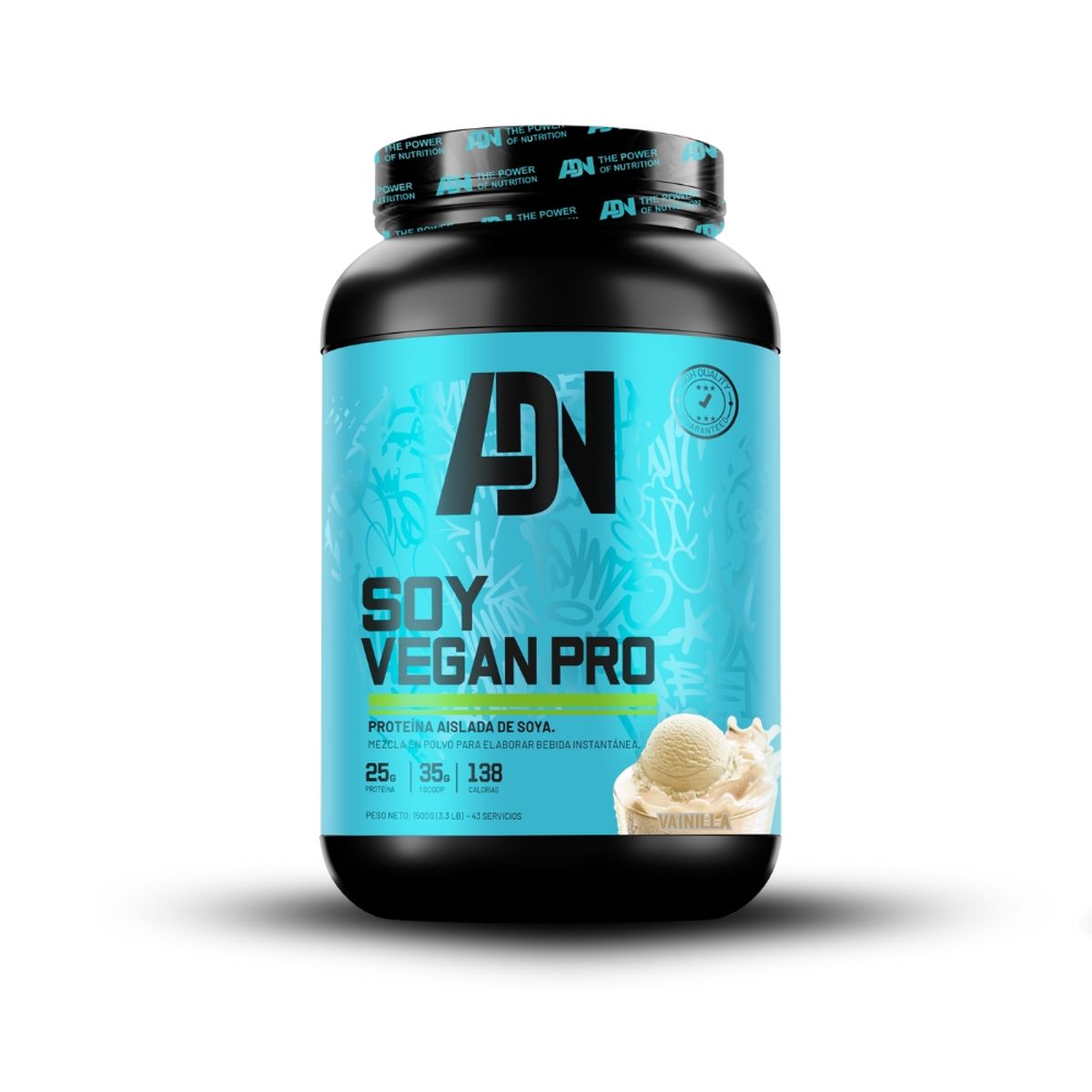ADN - Soy Vegan 1.5 kg Vainilla+Creatina Universe Nutrition 250Gr+2 Diabolus