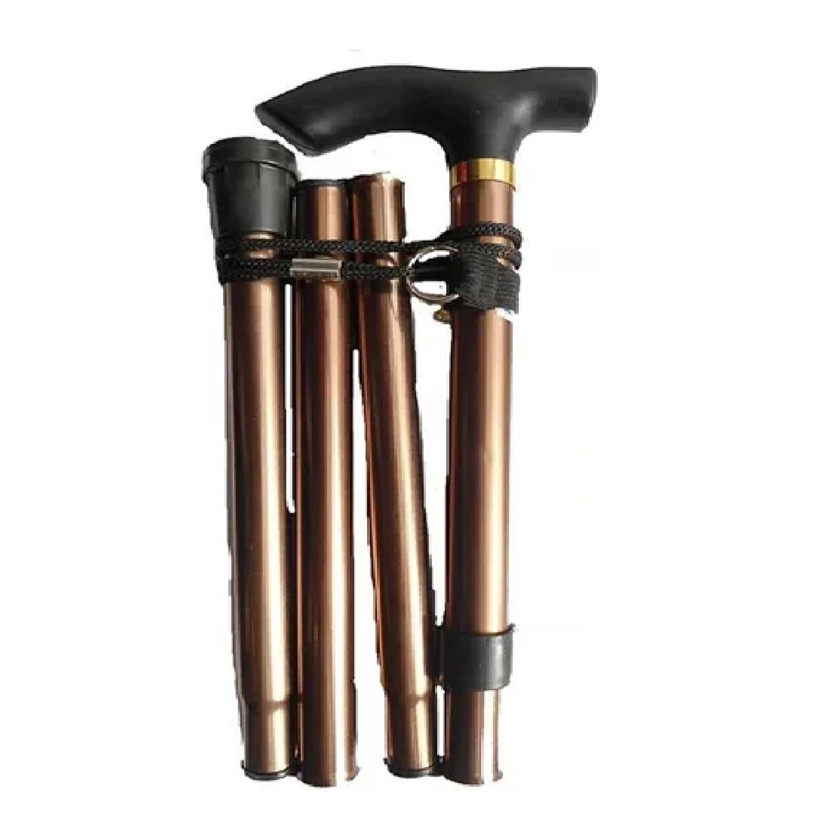 GENERICO - Bastón Plegable Reforzado Aluminio Ortopédico