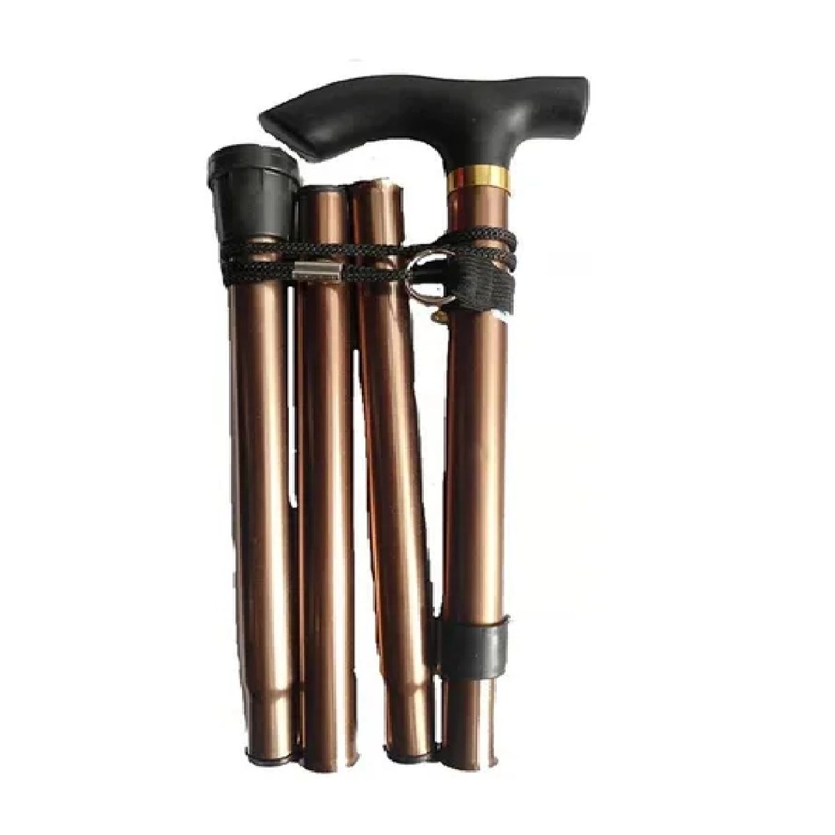 GENERICO - Bastón Plegable Reforzado Aluminio Ortopédico