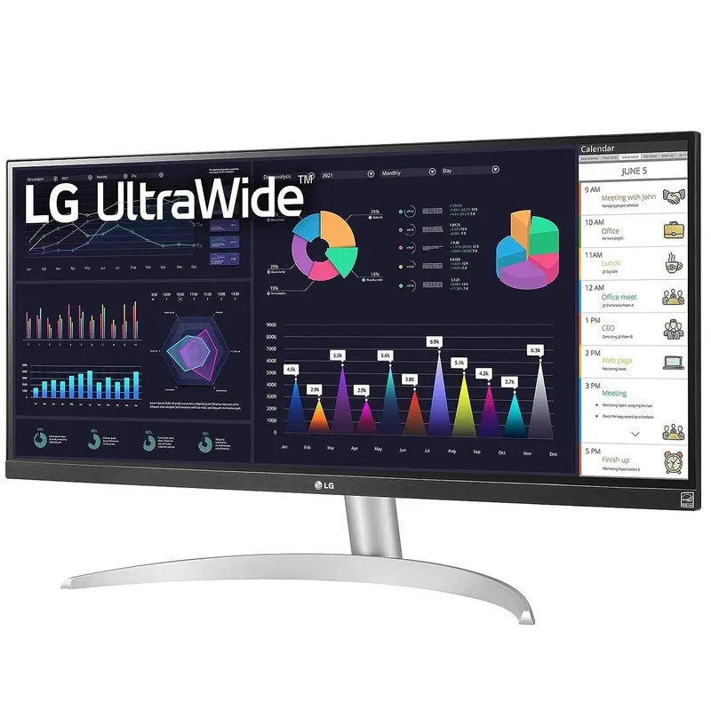 LG - Monitor LG UltraWide 29WQ600-W 29 FHD IPS 100Hz HDMI DP