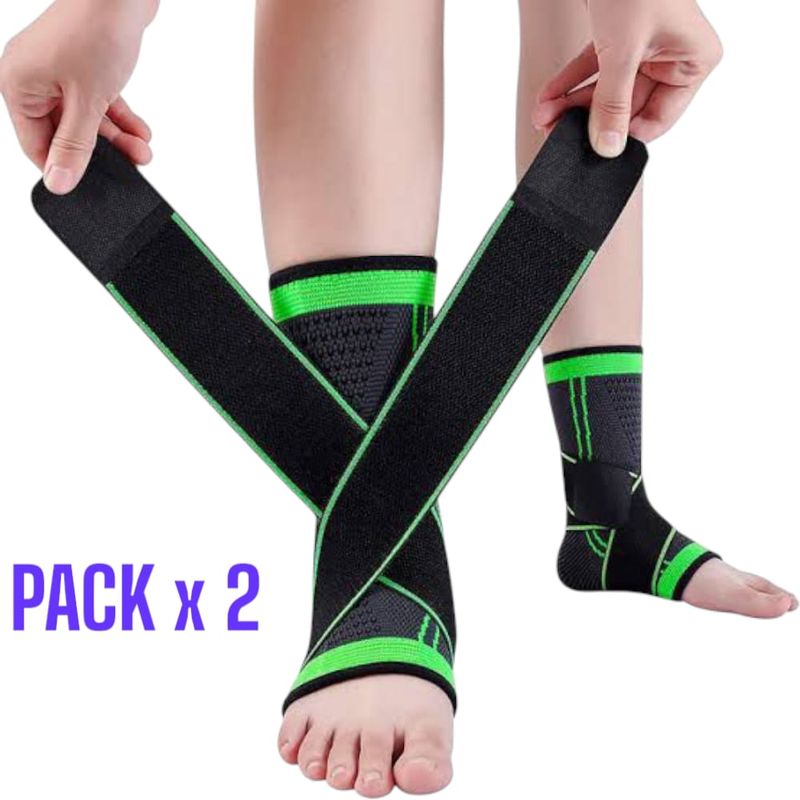 OEM - Pack2 Tobillera de Deportiva de Compresión para Alivio del Dolor