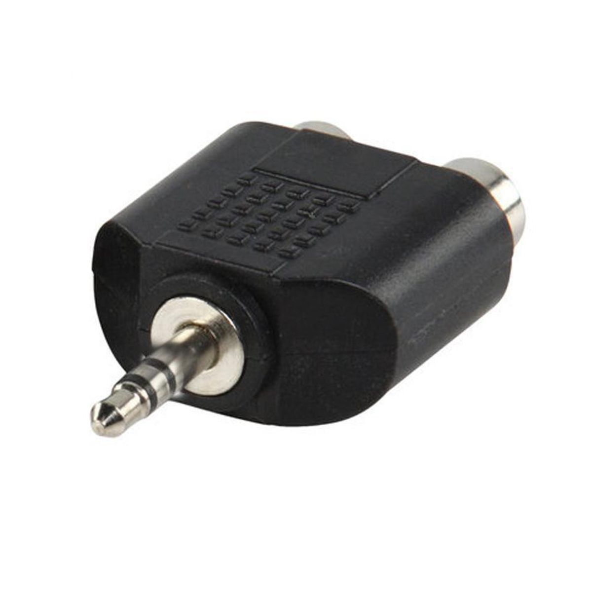 GENERICO - Plug Jack 3.5 mm - RCA - Conector divisor de señal par consola