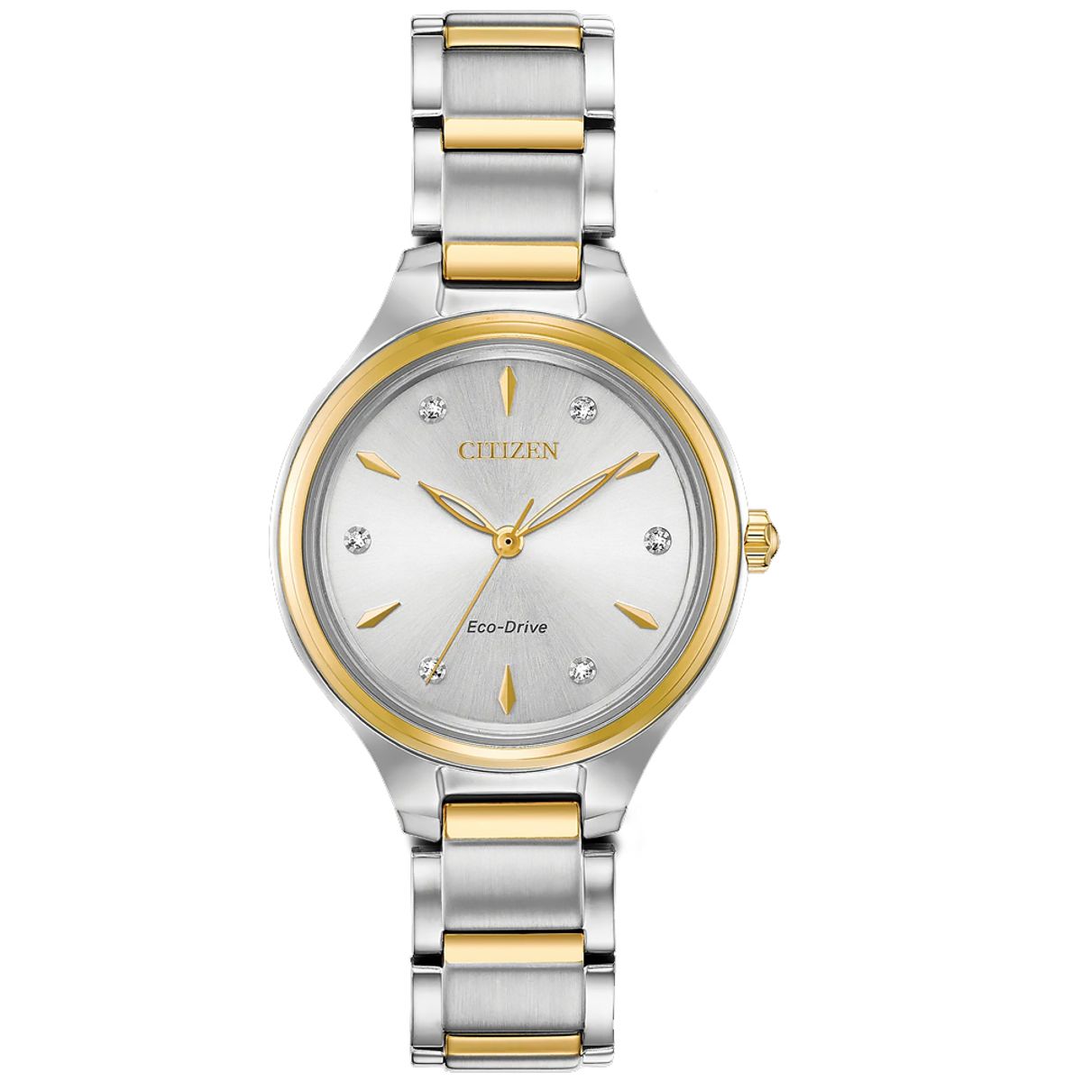 CITIZEN - Citizen Reloj Corso Diamond Eco-Drive Acero Inox FE2104-50A