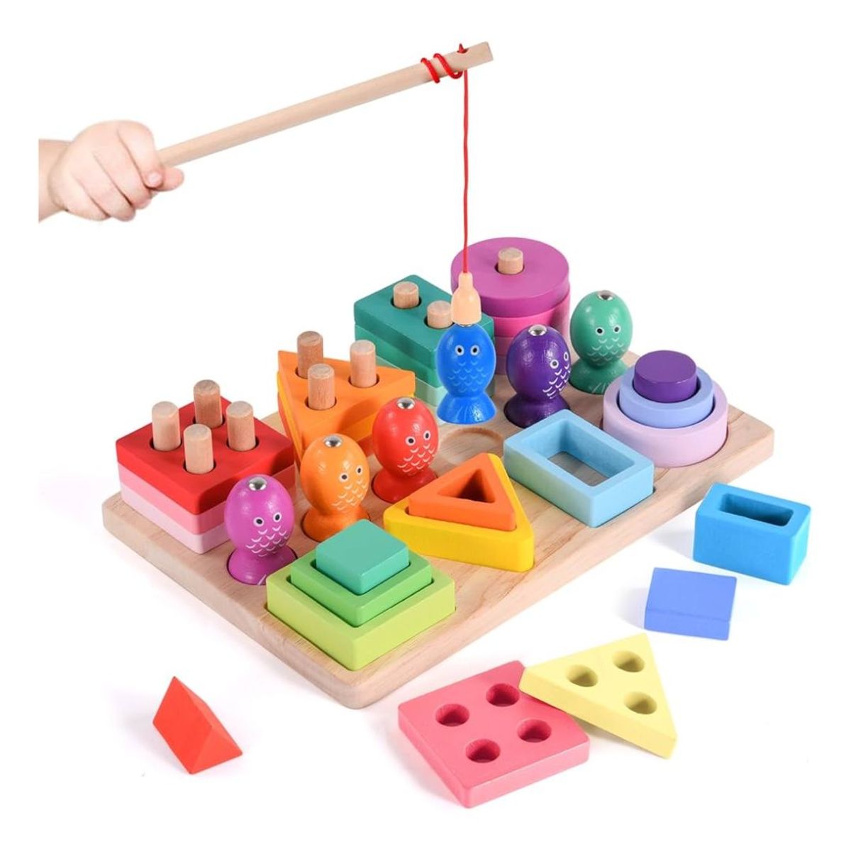 GENERICO - Set De Pesca 3 En 1 Para Niños