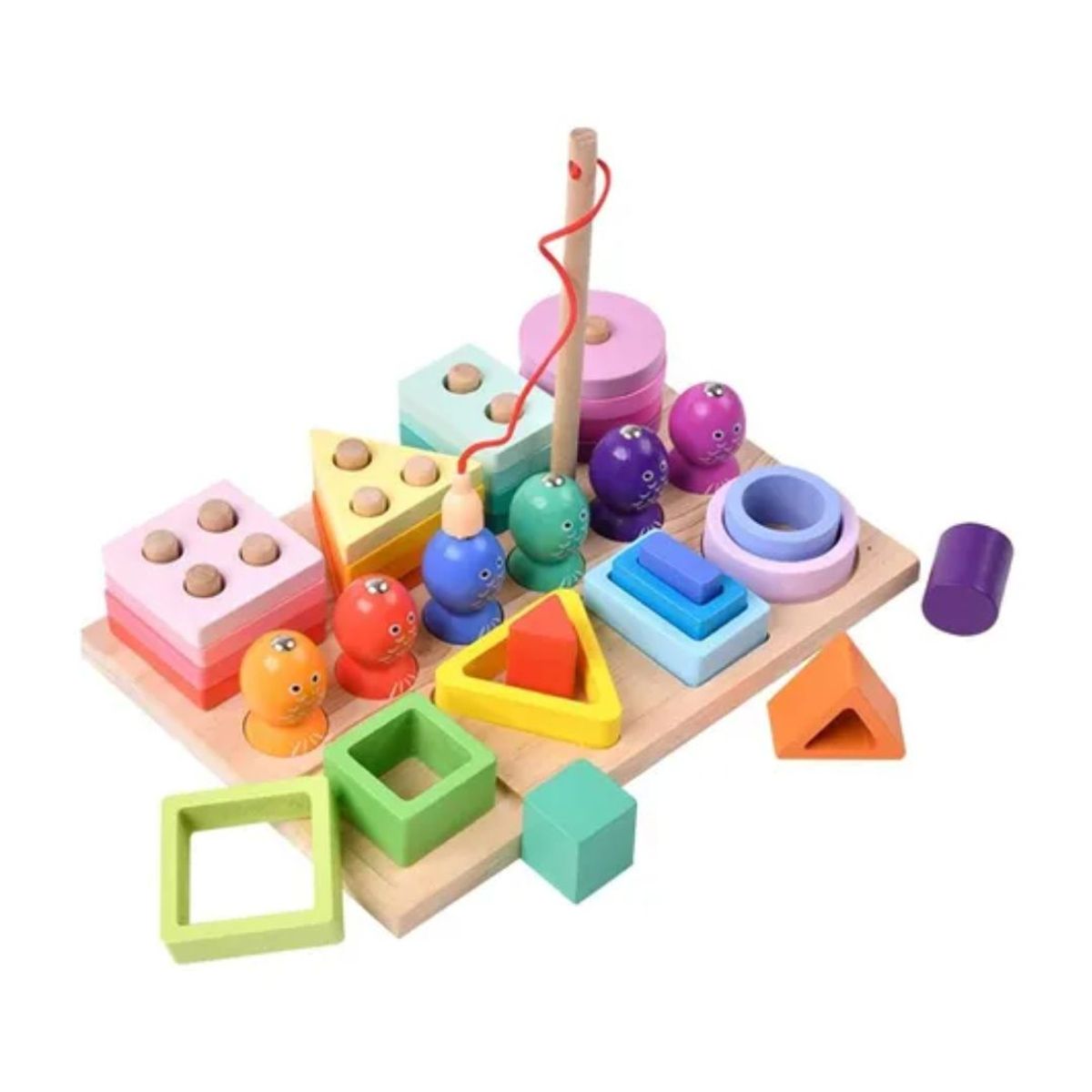 GENERICO - Set De Pesca 3 En 1 Para Niños