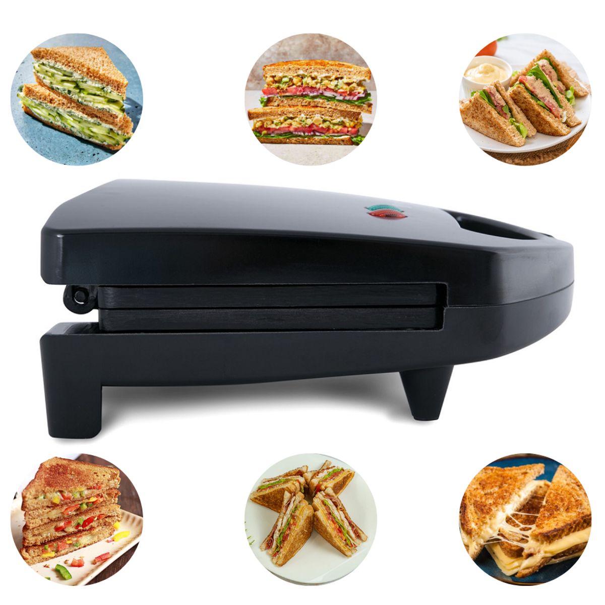 IMACO - Sandwichera Maker Antiadherente 2 panes - Imaco