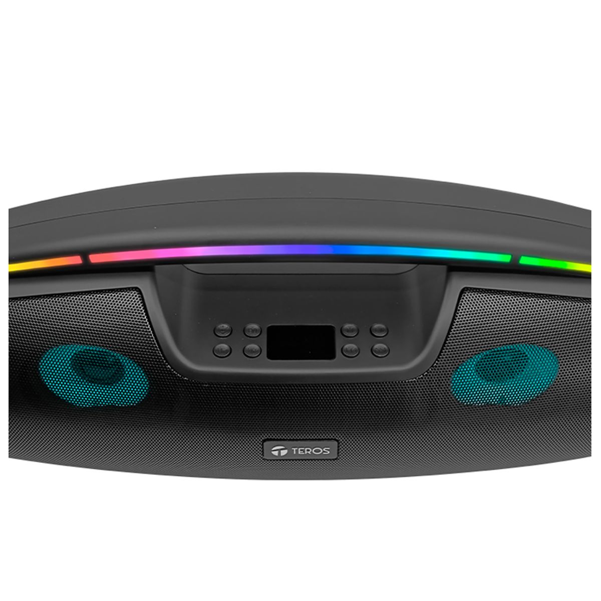 TEROS - Parlante Bluetooh Teros Te-6042n Color Negro Led Rgb