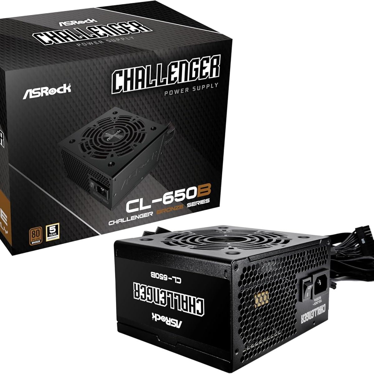 ASROCK - Fuente de Alimentación ASRock CL-650B 650W 80 Plus Bronze