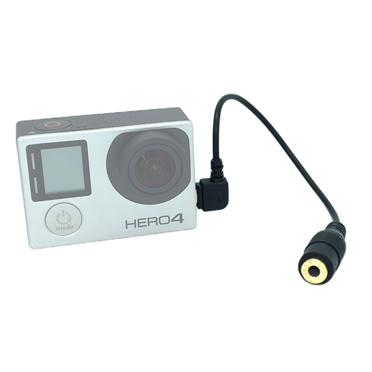 GENERICO - GoPro - Cable para micrófono Plug Jack a Mini USB para 3 - 3+ - 4 - Gimbal