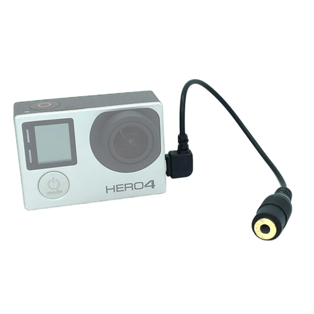 GENERICO - GoPro - Cable para micrófono Plug Jack a Mini USB para 3 - 3+ - 4 - Gimbal