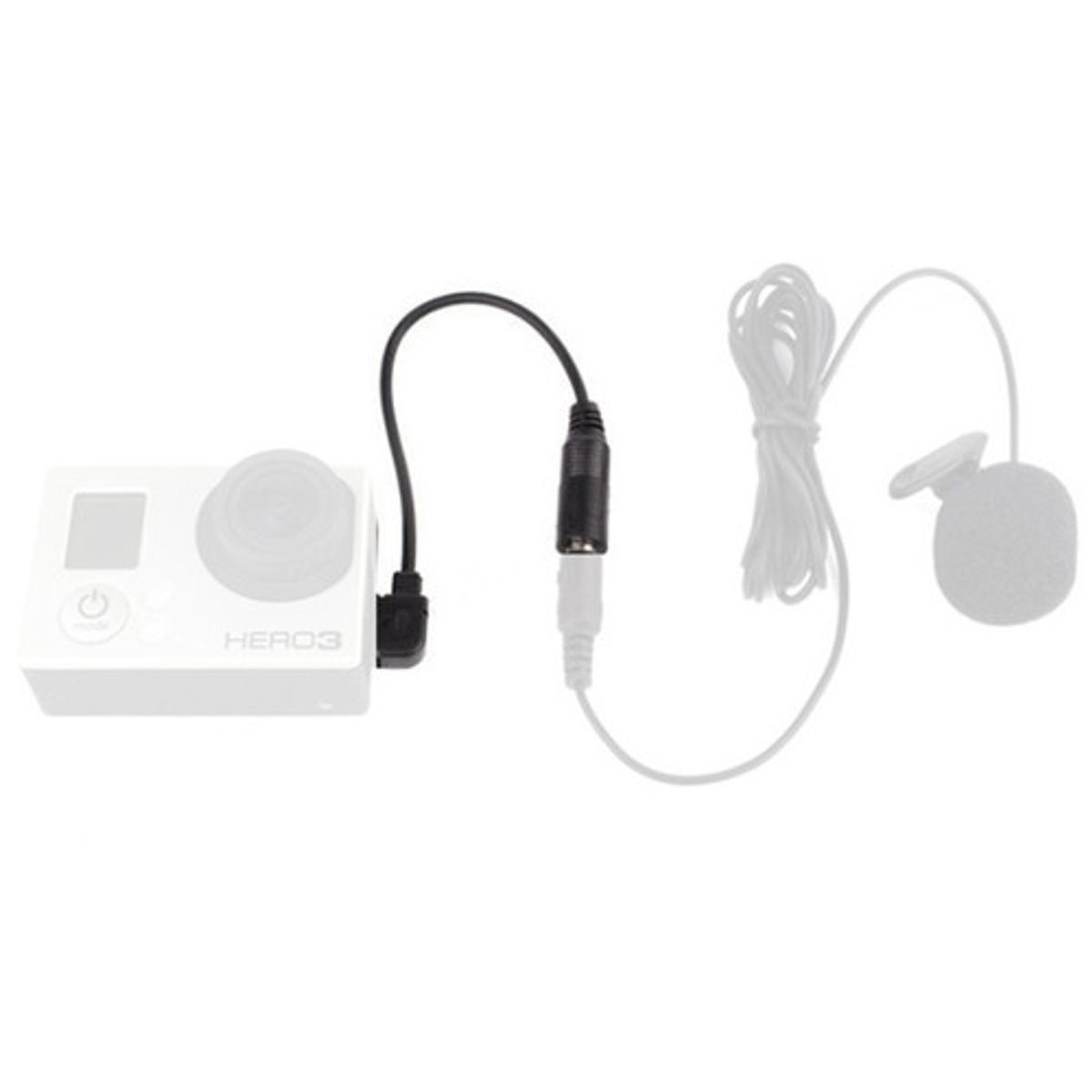 GENERICO - GoPro - Cable para micrófono Plug Jack a Mini USB para 3 - 3+ - 4 - Gimbal