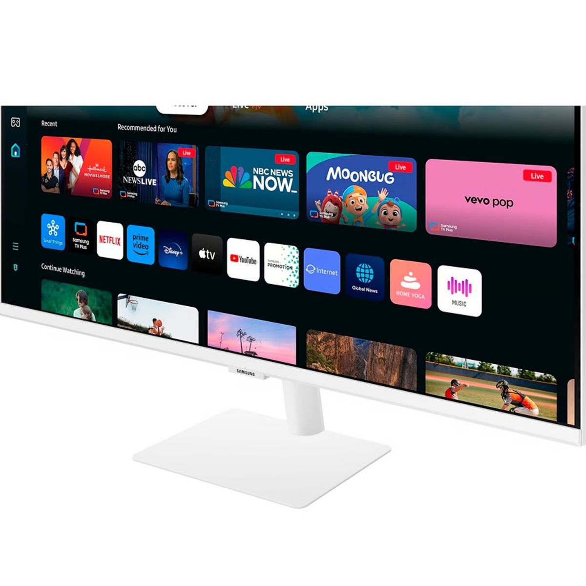 SAMSUNG - Monitor Smart Samsung M5 27 LS27DM501ELXPE Full HD Wifi