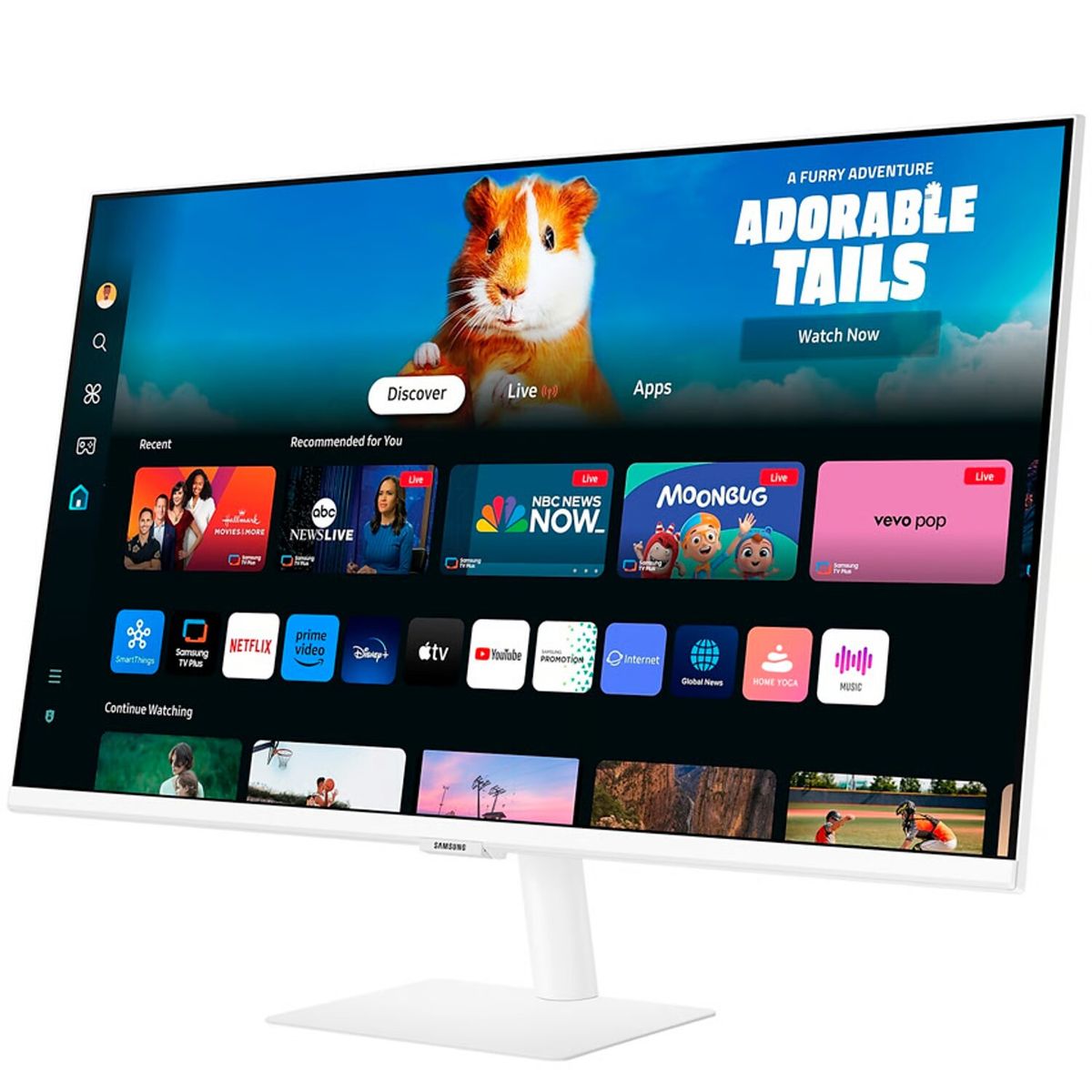 SAMSUNG - Monitor Smart Samsung M5 27 LS27DM501ELXPE Full HD Wifi