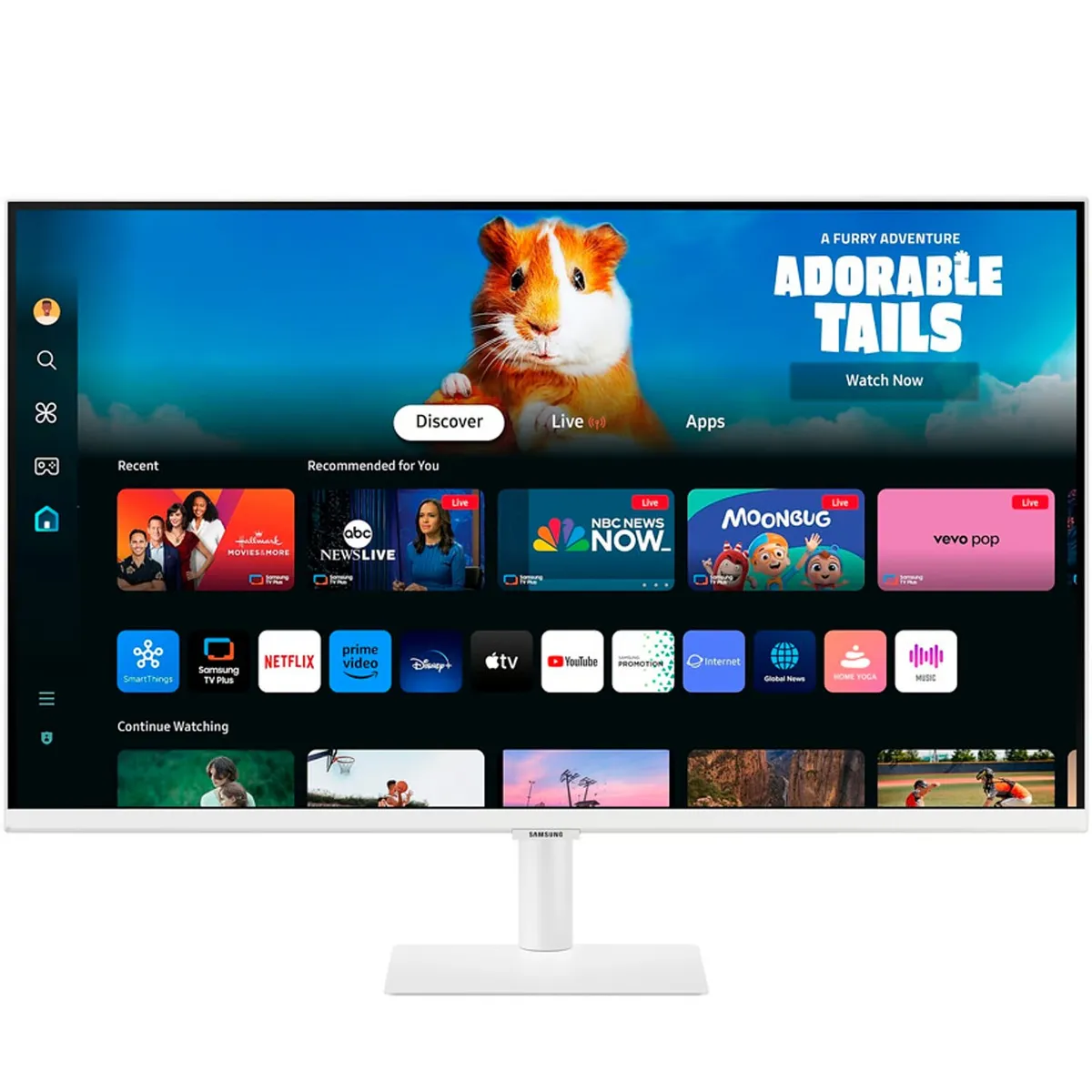 SAMSUNG - Monitor Smart Samsung M5 27 LS27DM501ELXPE Full HD Wifi