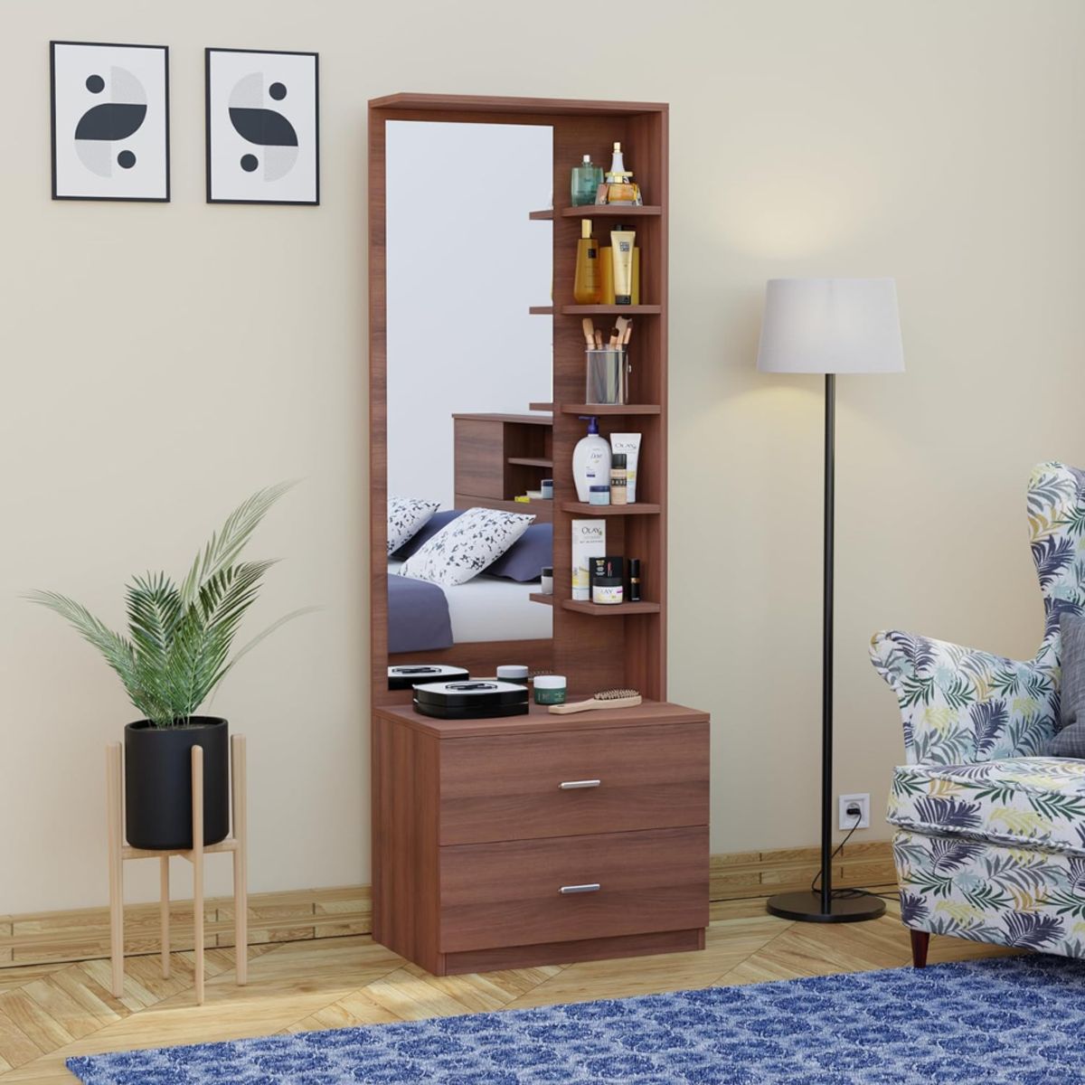 GENERICO - Tocador con Espejo Pravina Chiavenna Petrox Home