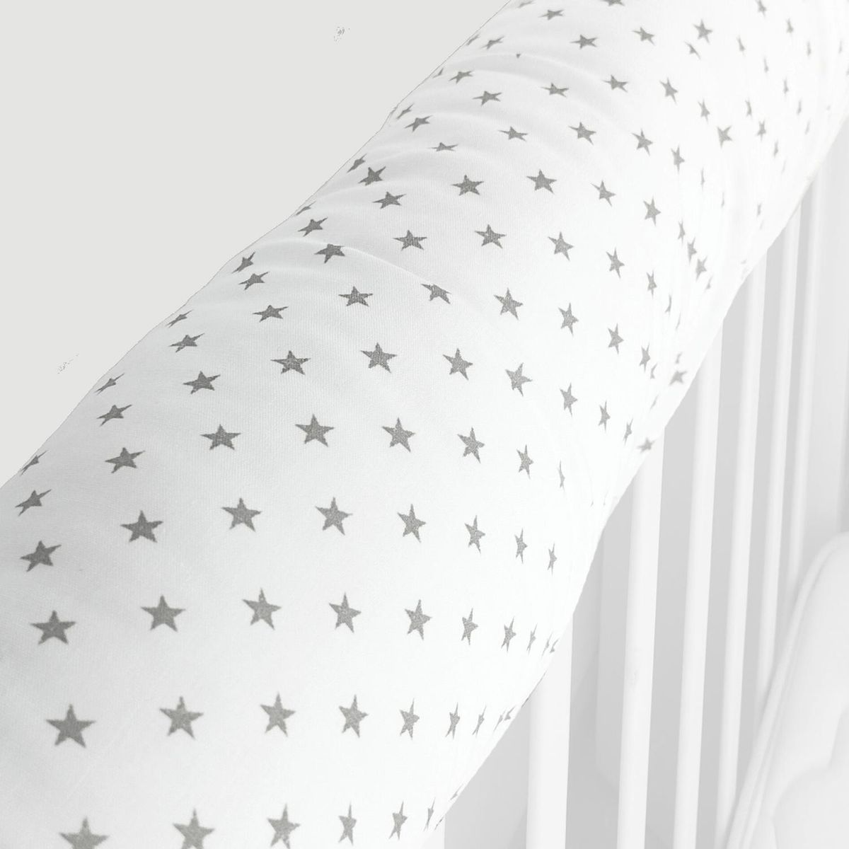 BABY MERINOS - Protector de barandas 130 cm - Clásico - Blanco Estrellas