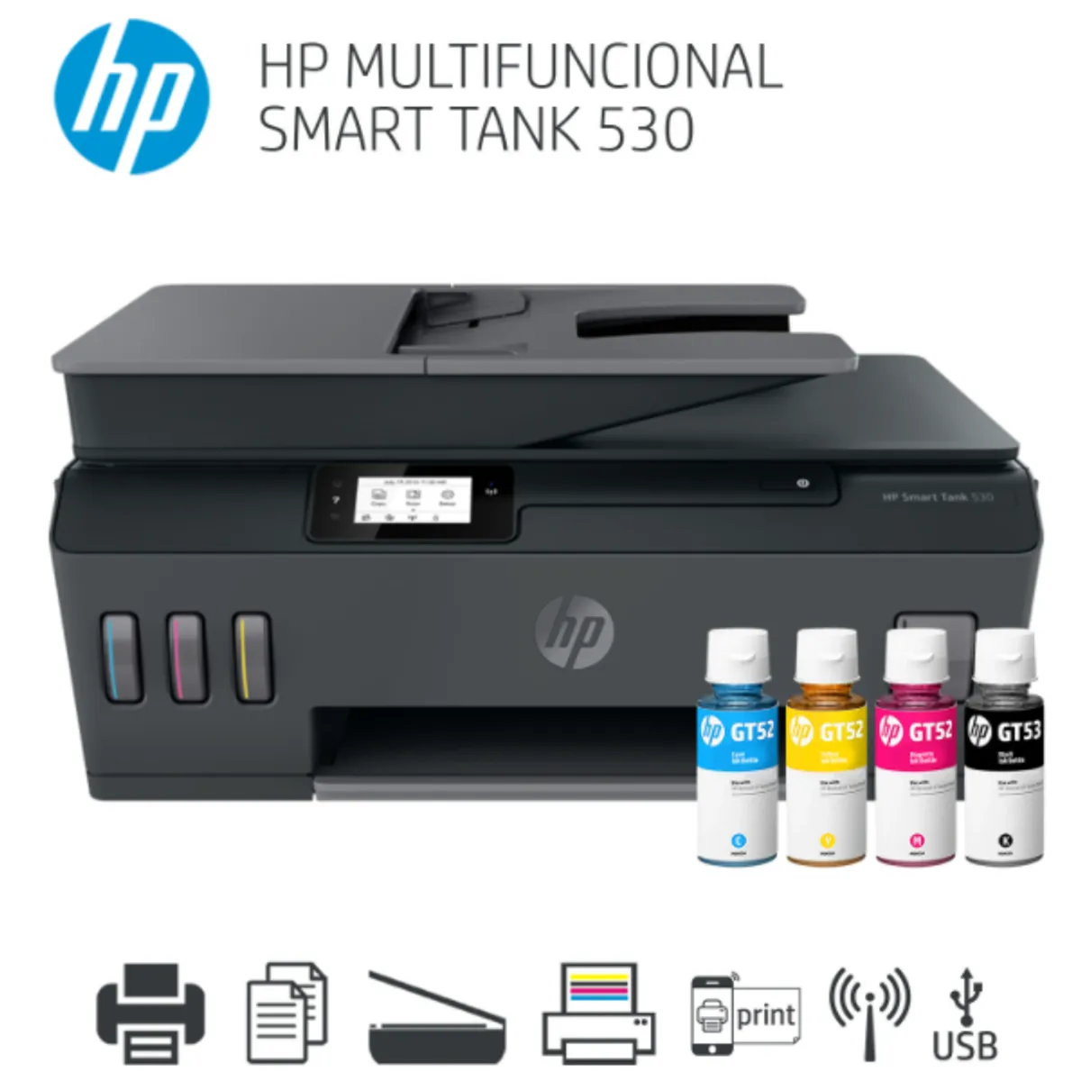 HP - IMPRESORA MULTIFUNCIONAL HP SMART TANK 530