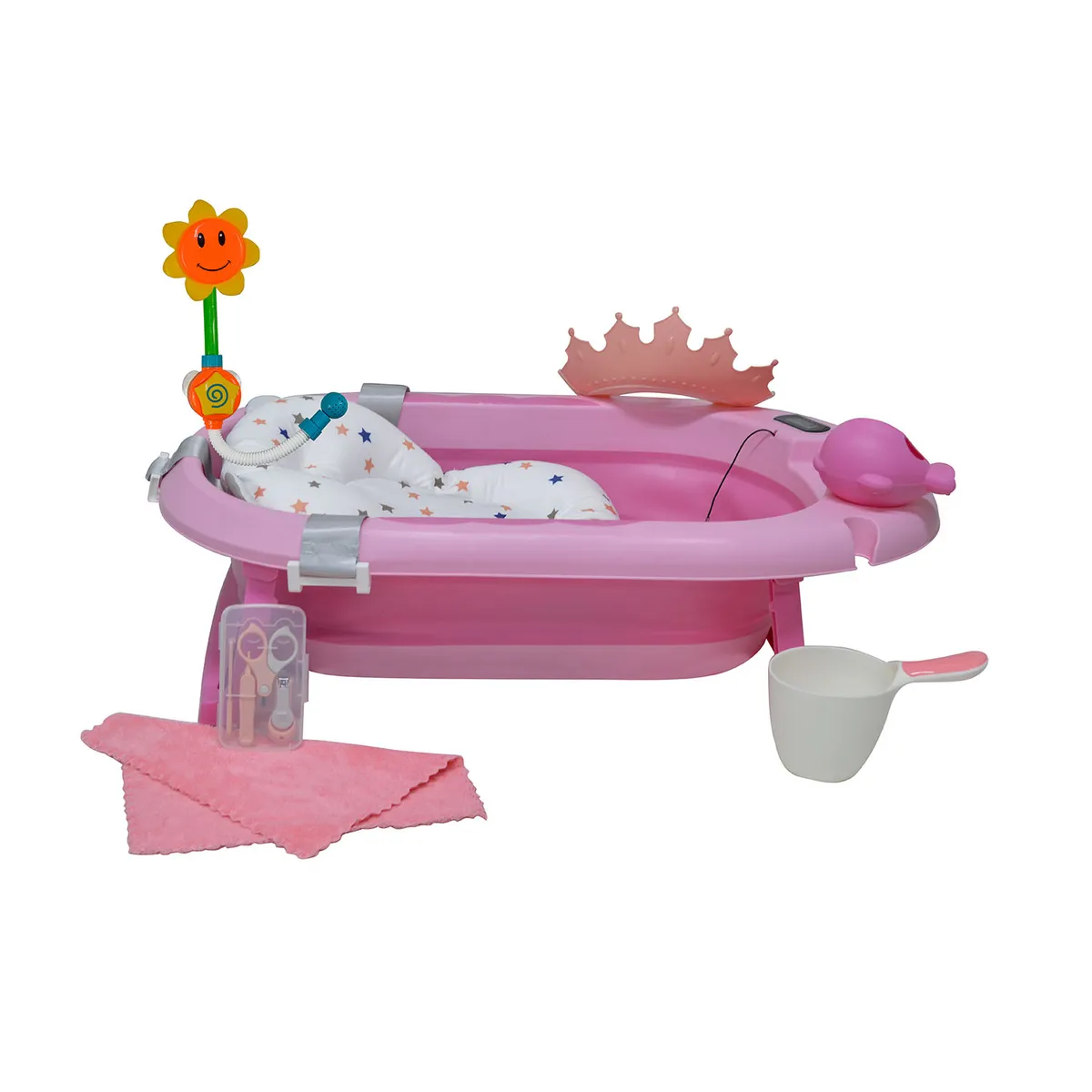 BABY KITS - Tina Bañera Jelly Spa Baby Kits Rosado - Ver. 2025