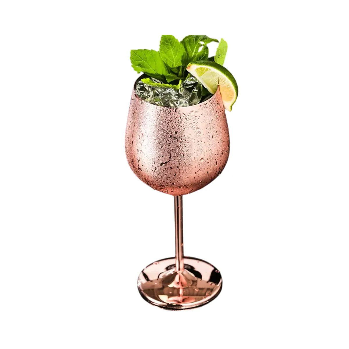 KOTIINI - Set 2 copas acero inoxidable 500ml oro rosa