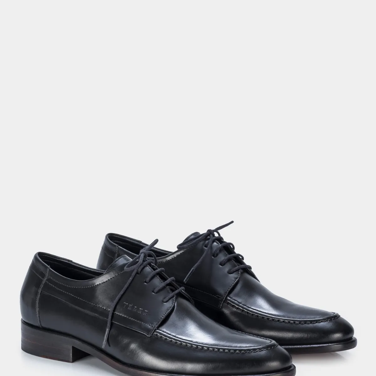 VELEZ - Vélez Zapatos Cordón Draco Cuero Liso Hombre Vena Negro