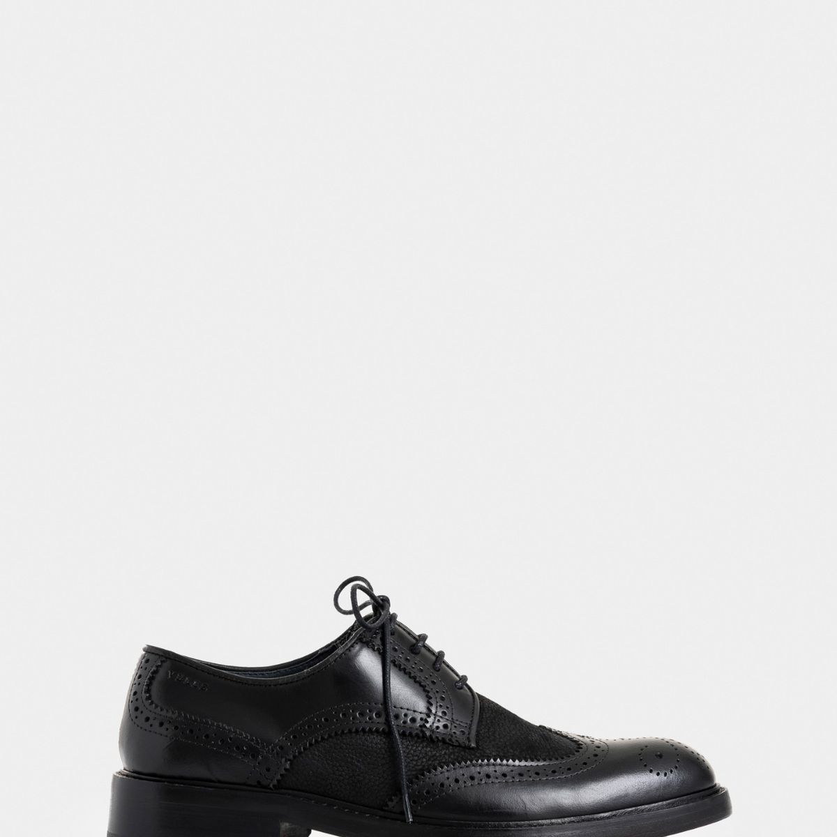 VELEZ - Vélez Zapatos Cordón Solar Cuero Hombre Negro